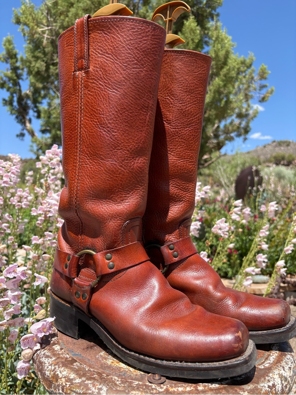 FRYE 🇺🇸15R Harness Boots Just Resoled - Picture 8 of 16